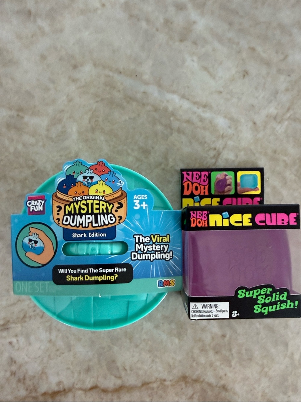 Viral RMS Dumpling Shark Edition + NeeDoh Nice Cube (Purple)
